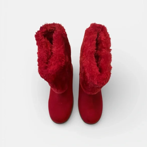 GBG Los Angeles Burgundy Ankle Booties - Picture 5 of 6